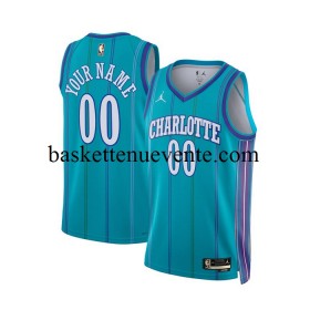 Maillot Basket Charlotte Hornets Personnalisé Jordan 2023-2024 Classic Edition Bleu Swingman - Homme
